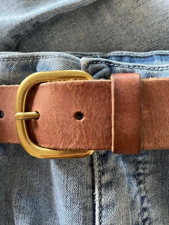 Lucky Brand Woven Leather Trim Belt 29-33 Inches - Picture 8 of 12